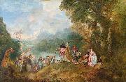 The Embarkation for Cythera WATTEAU, Antoine